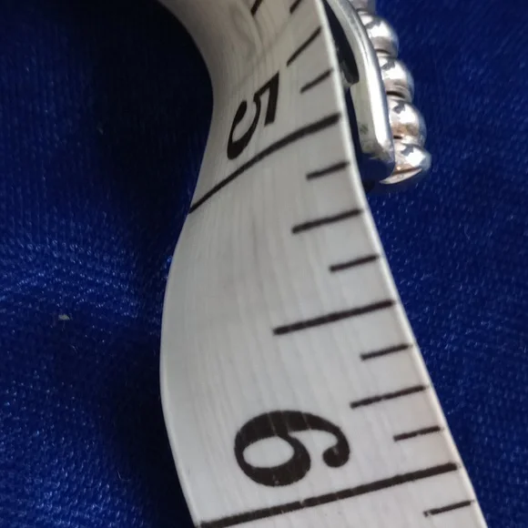 Sterling Silver Twisted Coil Cuff Bracelet Stamped Sterling - Picture 10 of 14